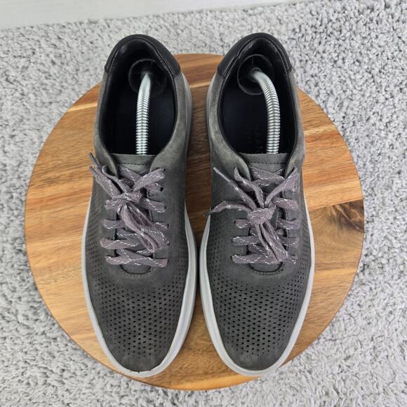 Cole Haan GrandPro Rally Laser Cut Gray Casual Daily Comfort Sneaker Mens 9.5 M - Picture 5 of 14